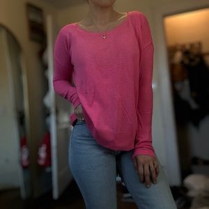 Pink thin sweater